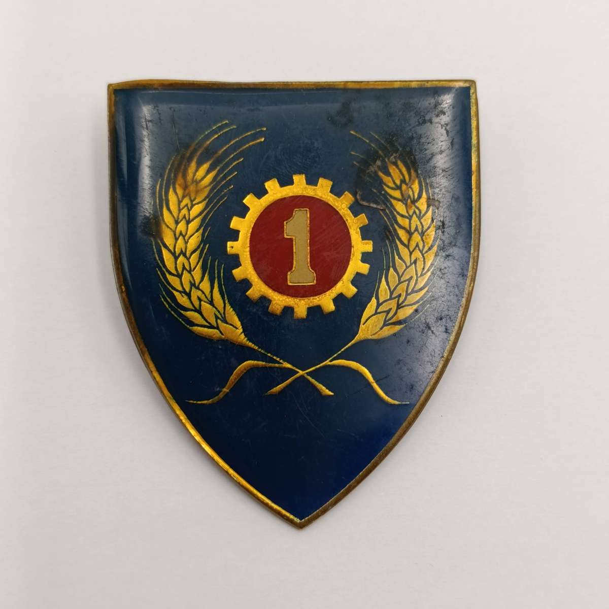 Lot of 5 SADF military shoulder flashes - some missing pins