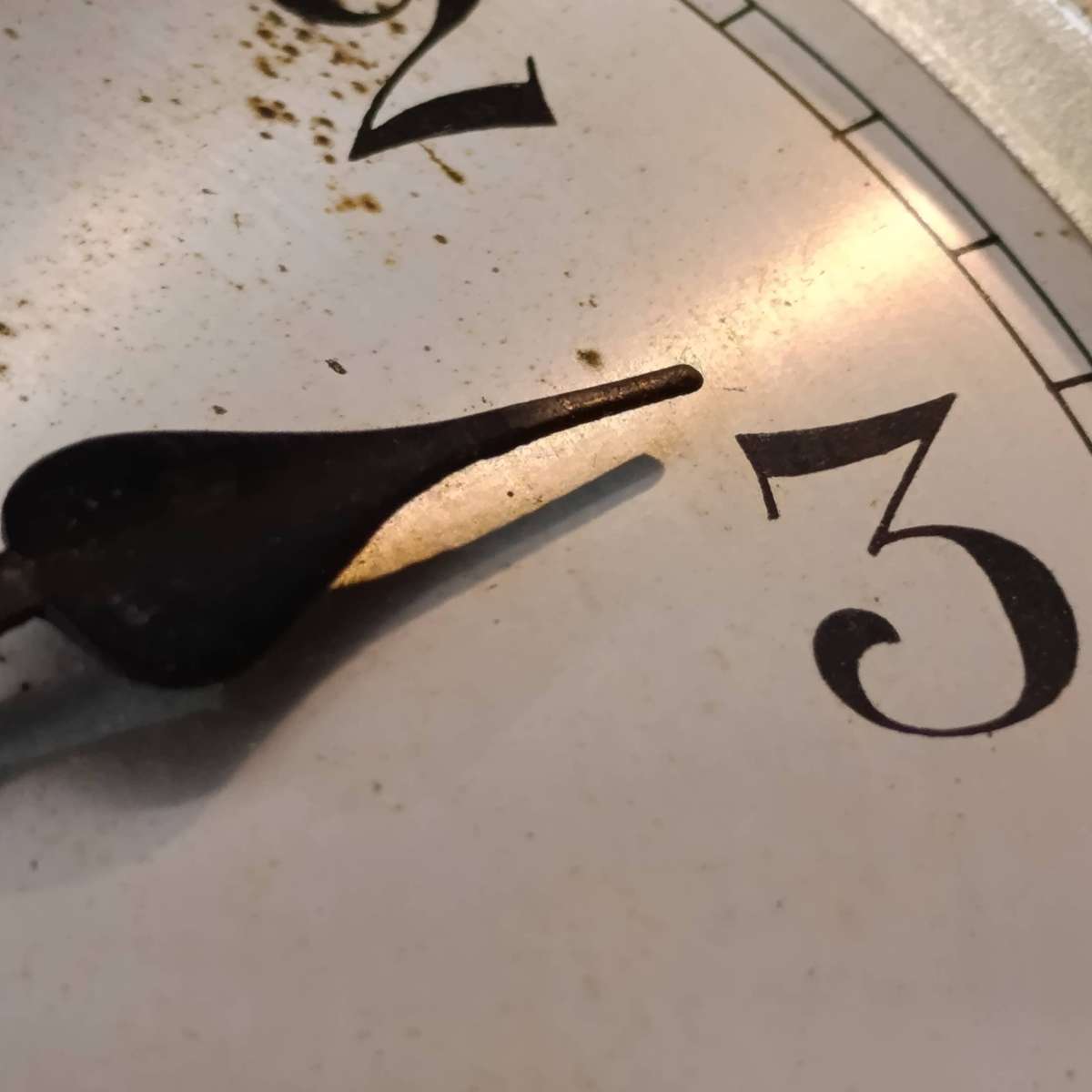 Antique John Perry Ltd Nottingham wall clock - working - no key