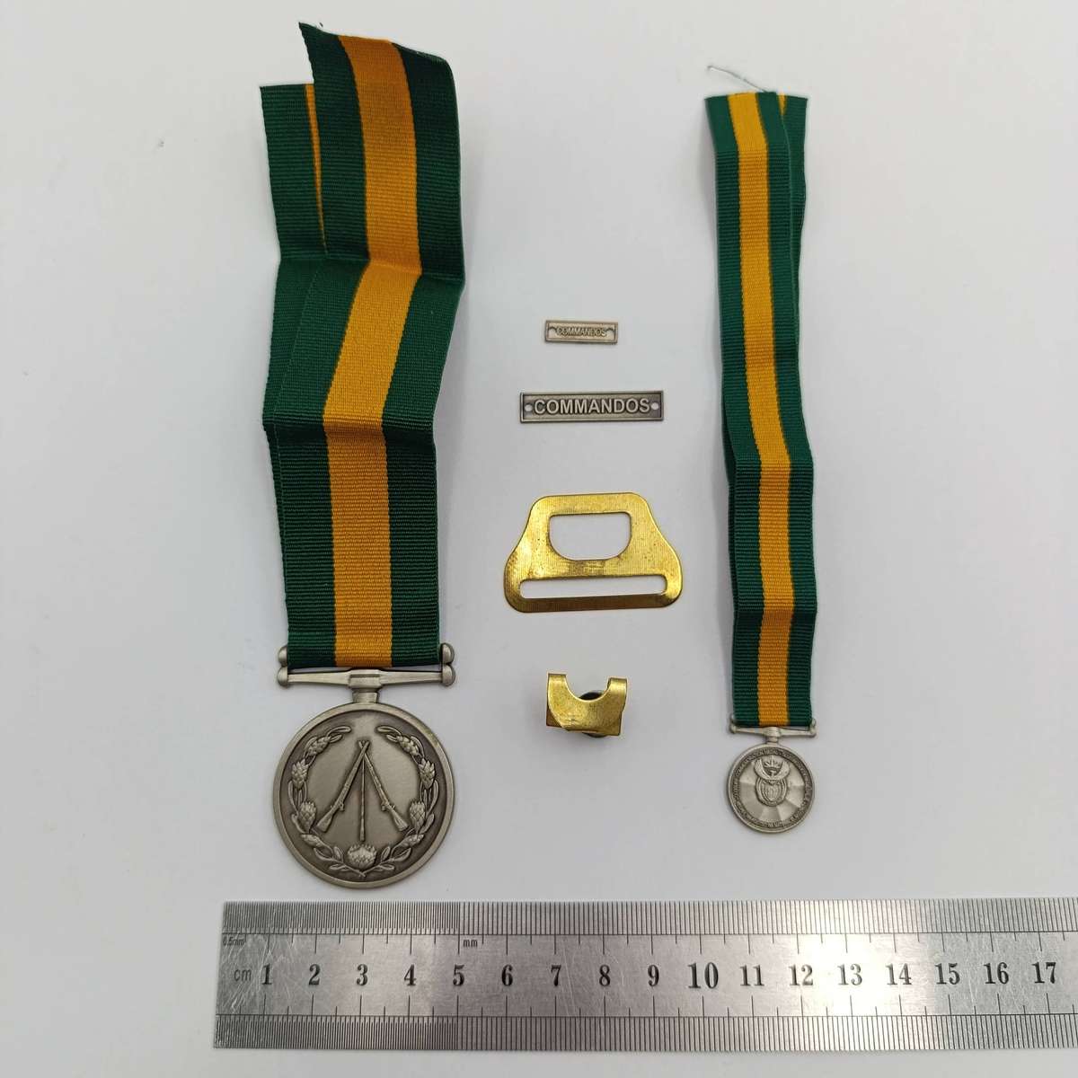 Set of 6 SADF medals issued to Sergeant HW Austin Waterberg commando