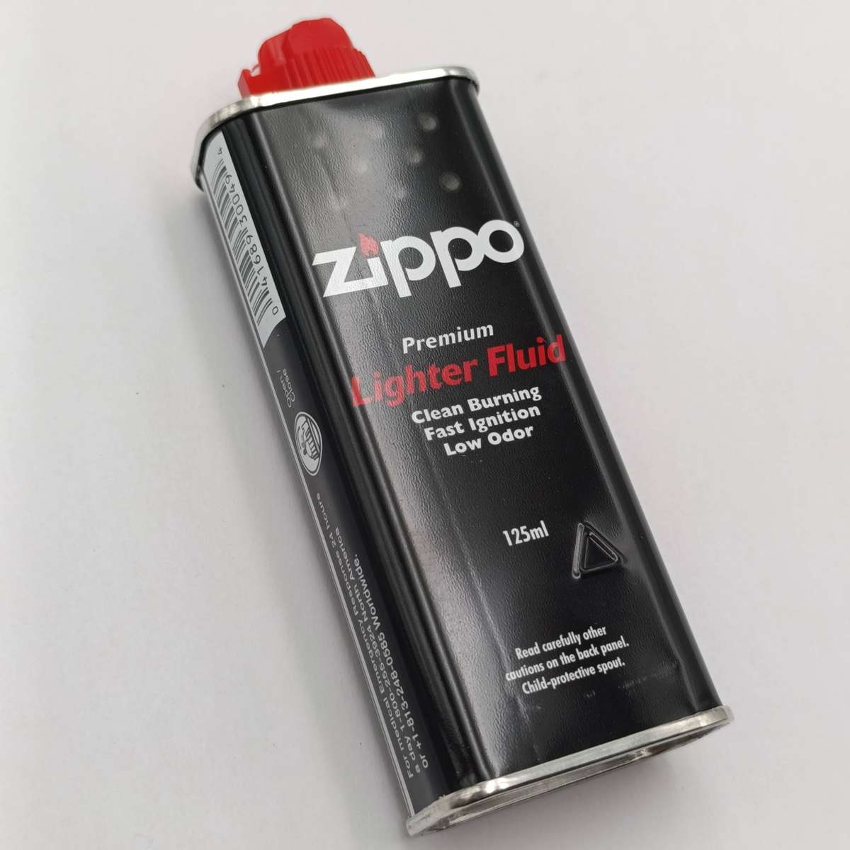 Zippo Marlboro solid brass lighter gift set with fluid, flint & wick