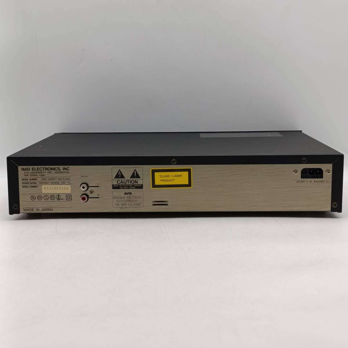 NAD 5220 compact disc player - secondhand, working, 13W, serial 8436000388