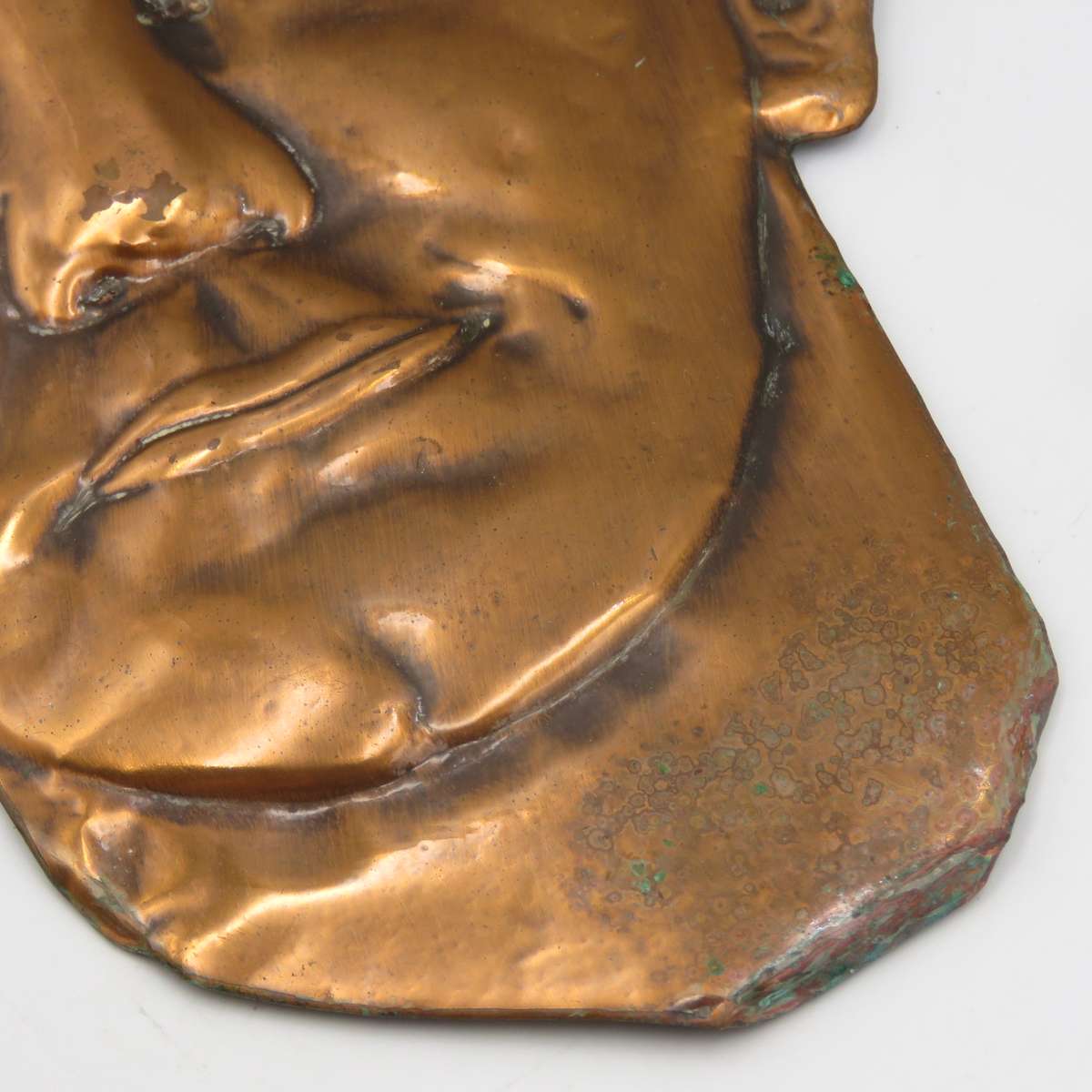 Vintage Rhodesian Copper Ian Douglas Smith plaque