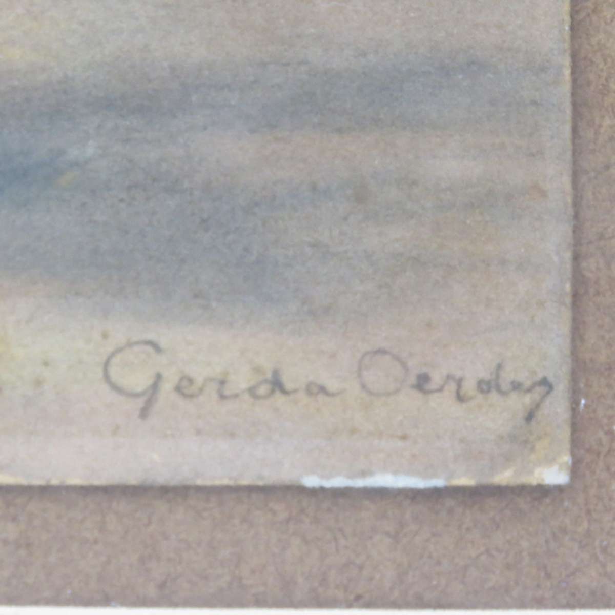 Gerda Oerder still life pastel - wife of Frans Oerder