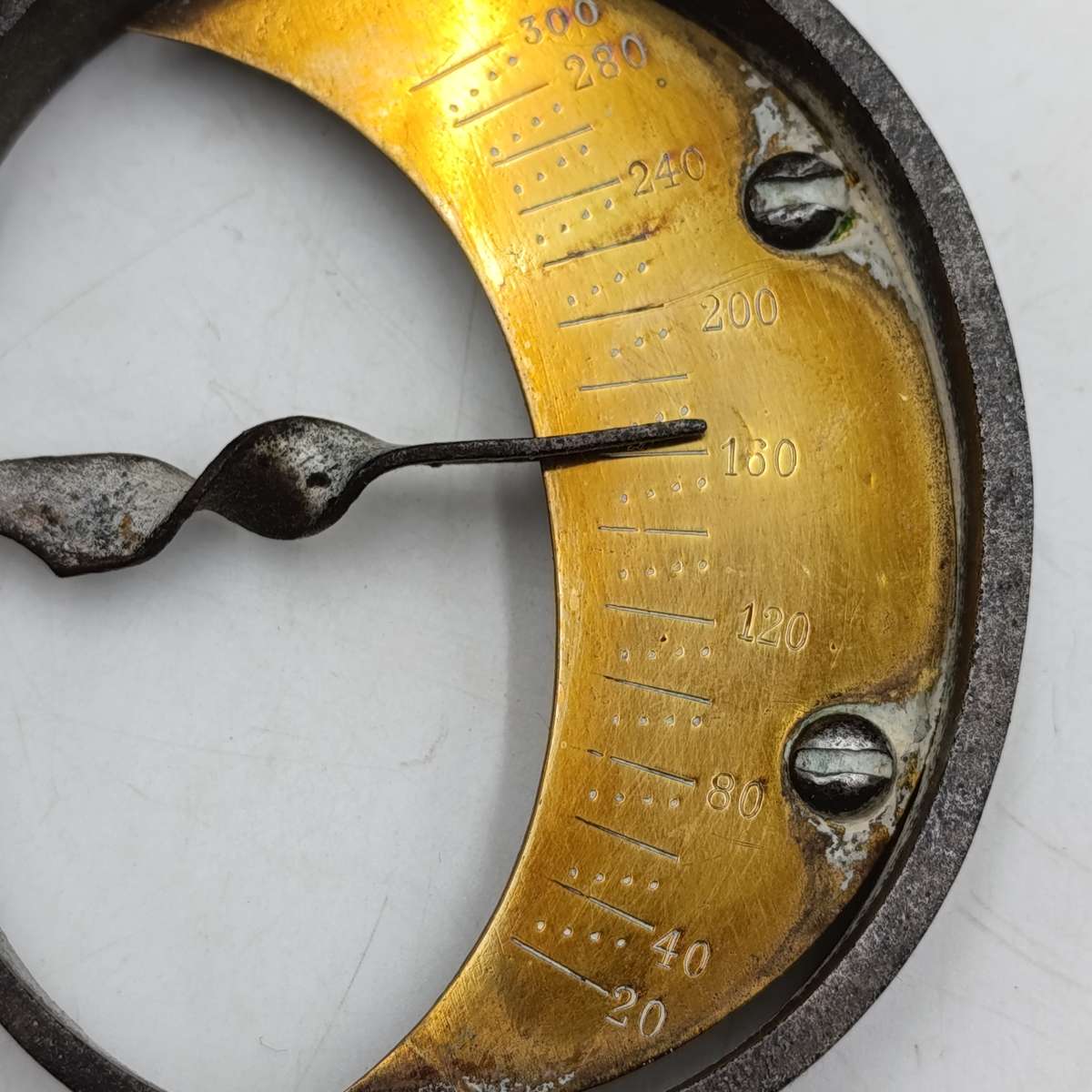 Antique 40/300 pound hanging scale