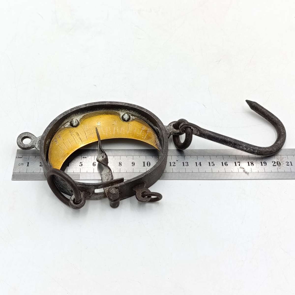 Antique 40/300 pound hanging scale