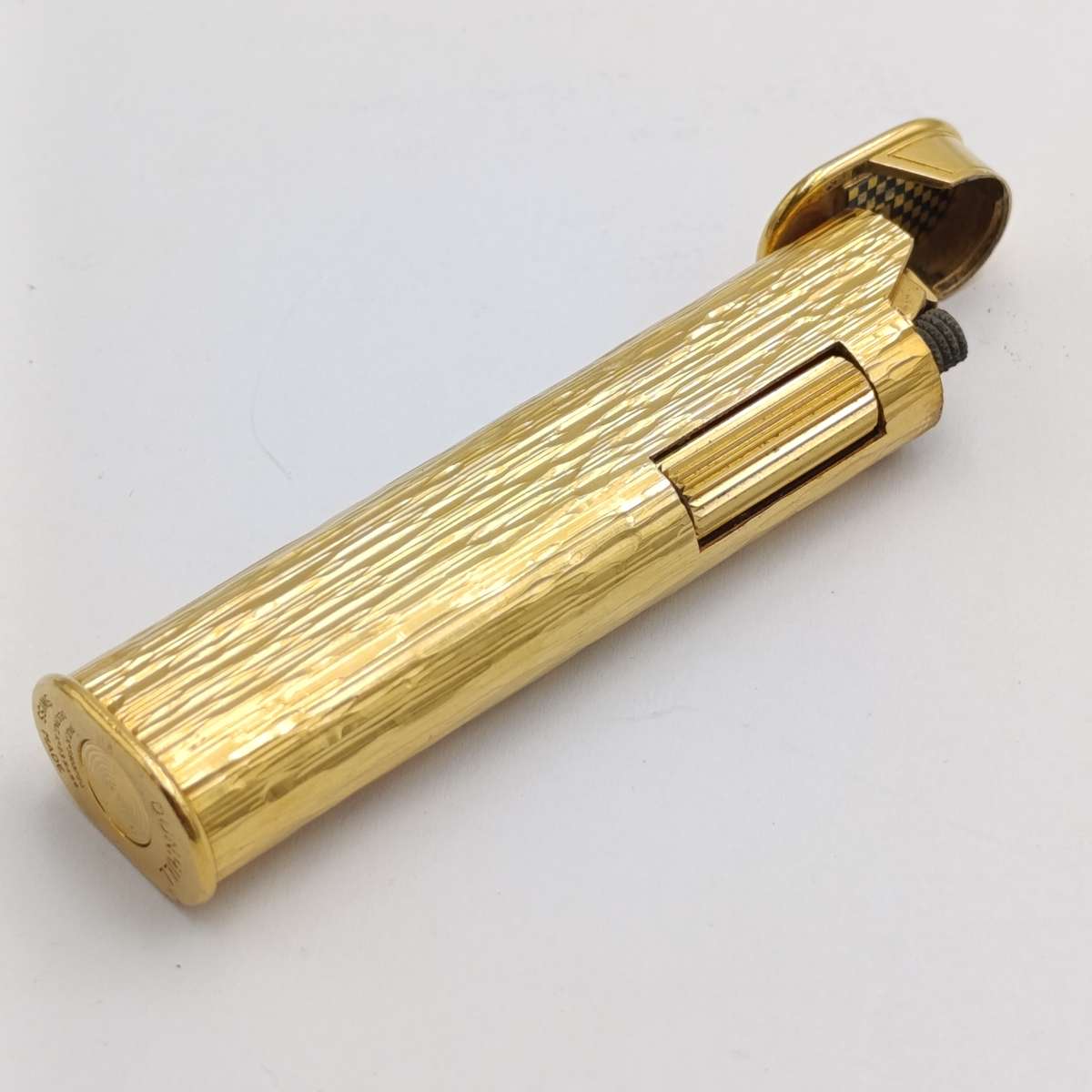 Vintage Dunhill gold plated dress lighter - needs valve