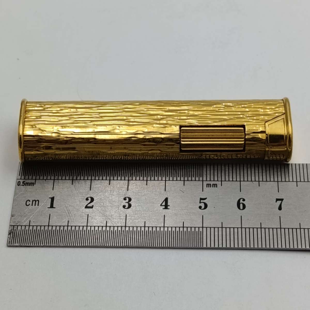 Vintage Dunhill gold plated dress lighter - needs valve