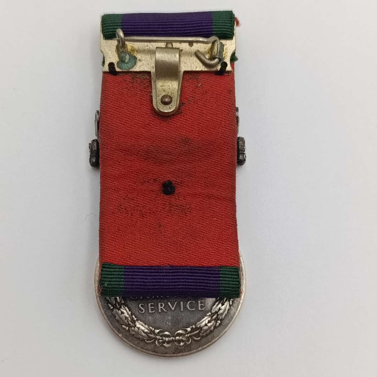 Campaign Service medal with Northern Ireland clasp issued to 24477036 Guardsman CE Channings