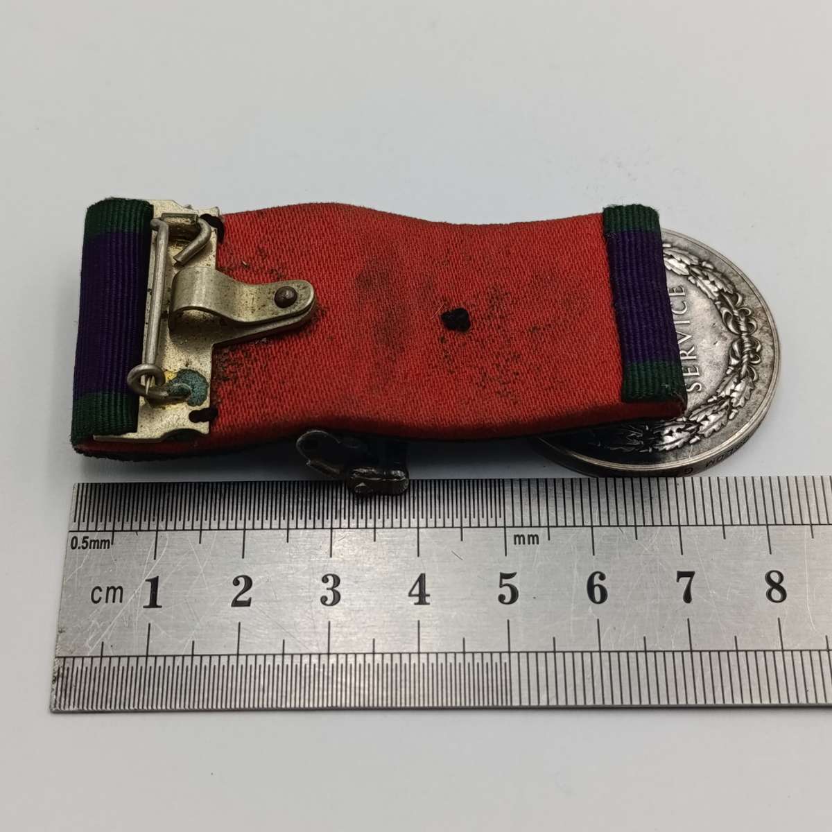 Campaign Service medal with Northern Ireland clasp issued to 24477036 Guardsman CE Channings