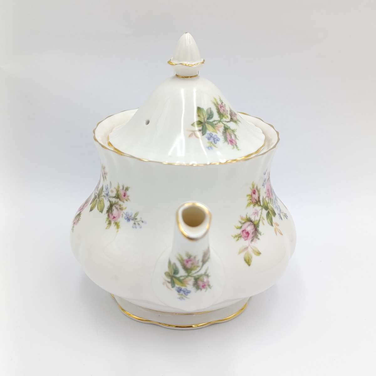 Vintage Royal Albert Moss Rose teapot