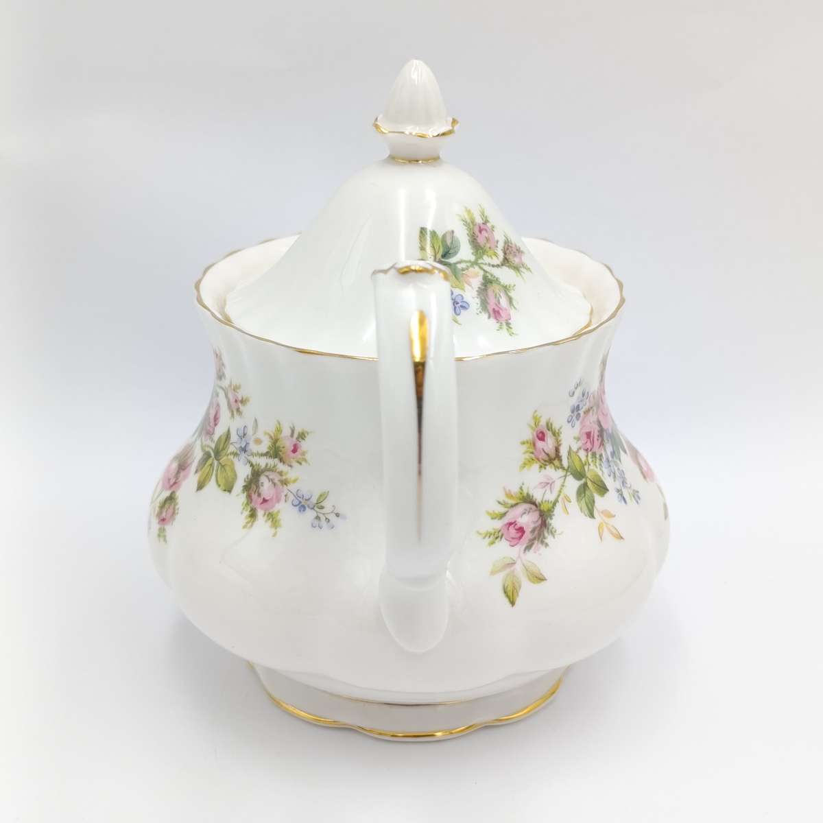 Vintage Royal Albert Moss Rose teapot