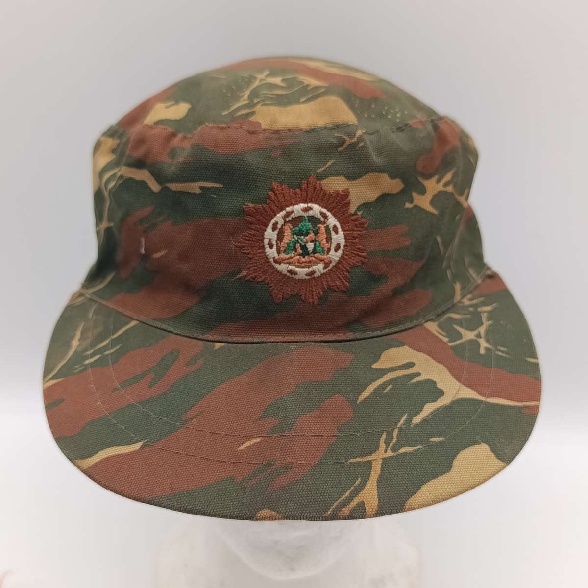 SWAPOL Koevoet Camo flap cap with orange inner