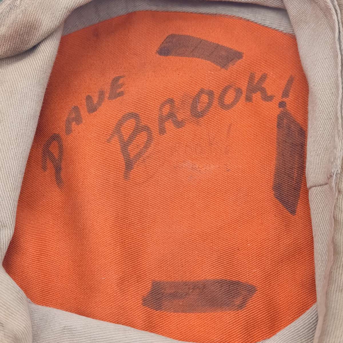 SWAPOL Koevoet Camo flap cap with orange inner