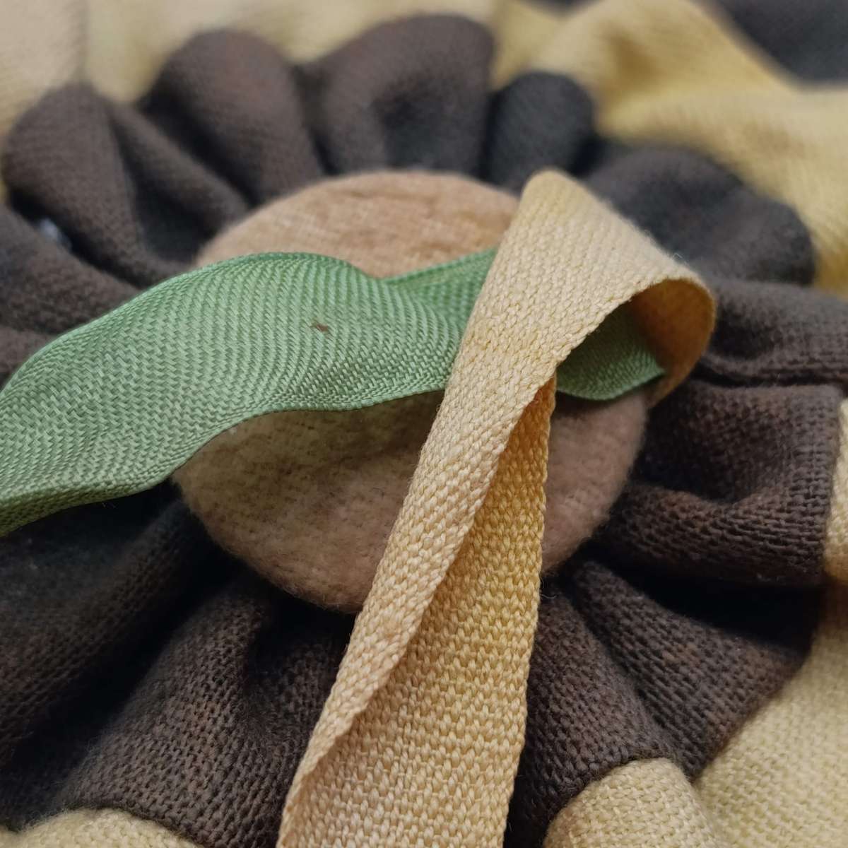 Vintage 1953 Springboks vs Wallabies Port Elizabeth match ribbons with Rossette