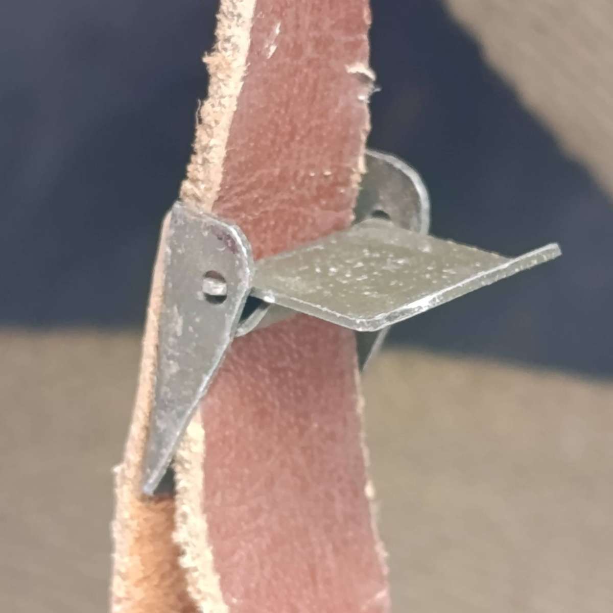 SADF Staaldak helmet - with inner - custom camo paint job 