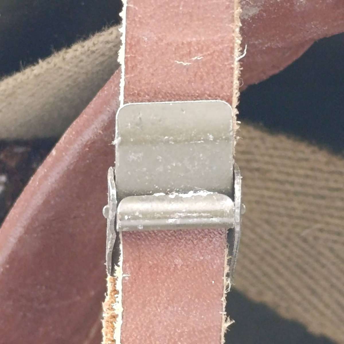 SADF Staaldak helmet - with inner - custom camo paint job 