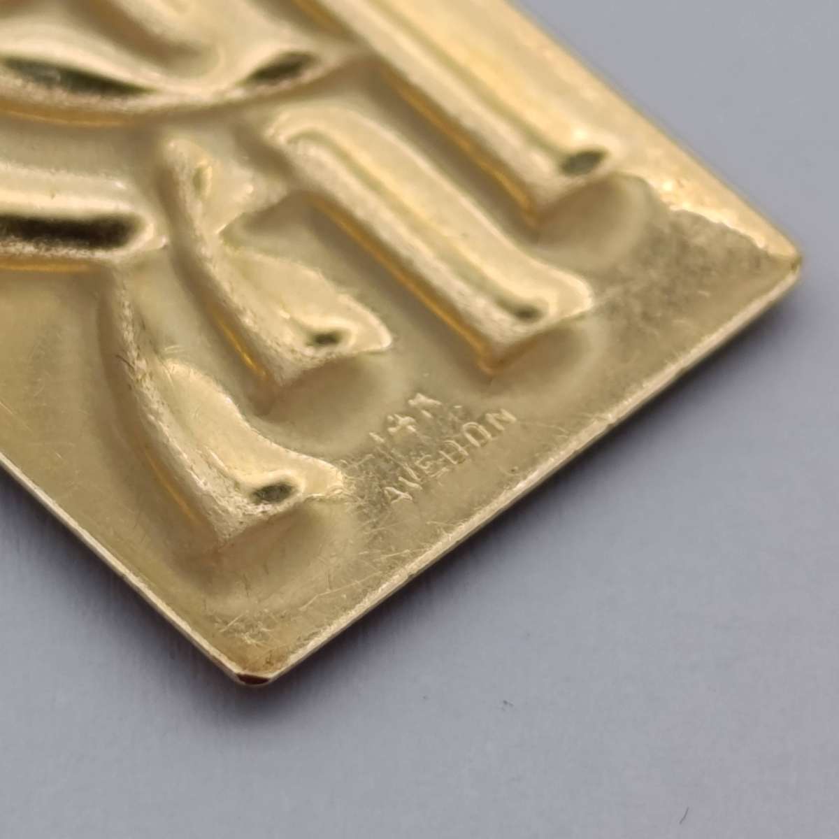 Rolls Royce 14 kt vintage gold pendant 2,9g