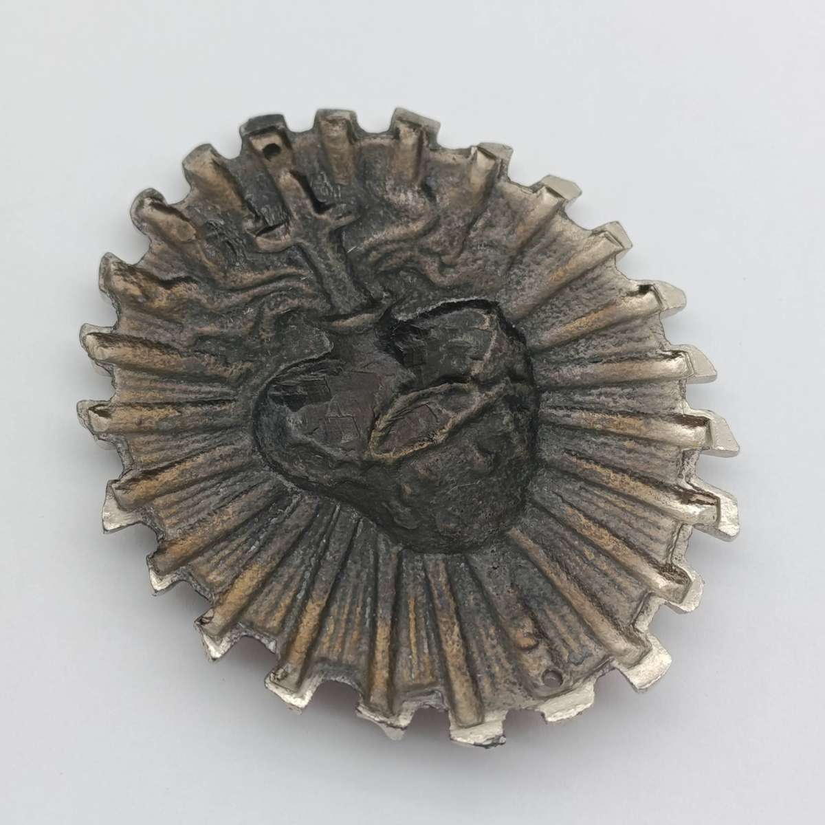 Pair of vintage funeral casket plates