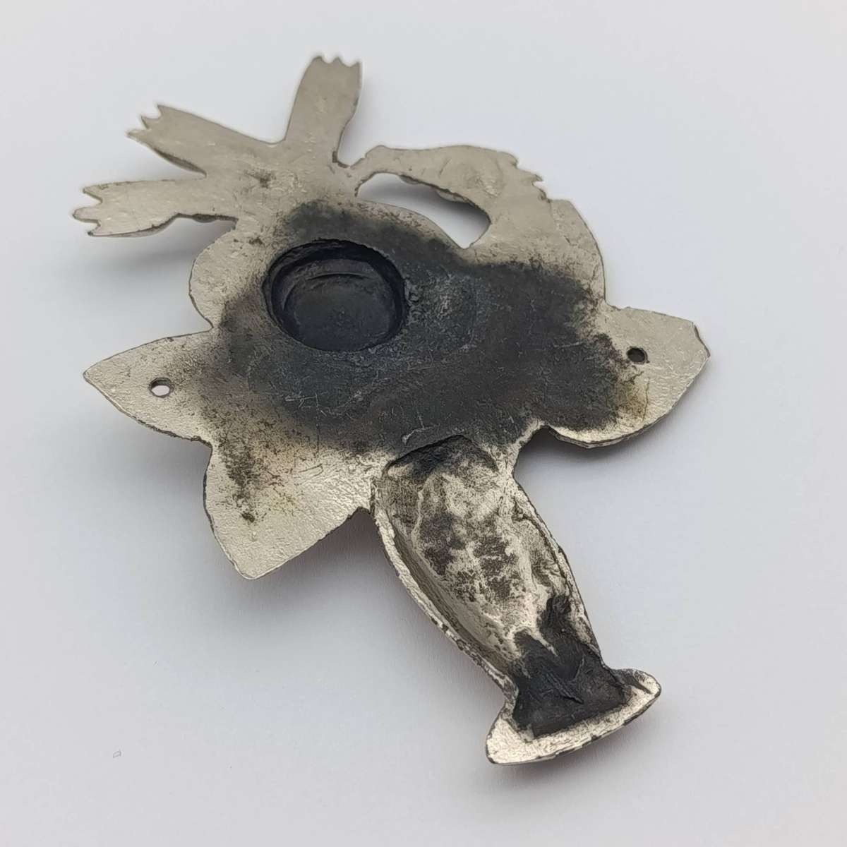 Pair of vintage funeral casket plates