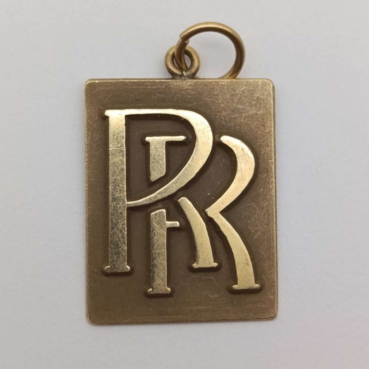 Rolls Royce 14 kt vintage gold pendant 2,9g