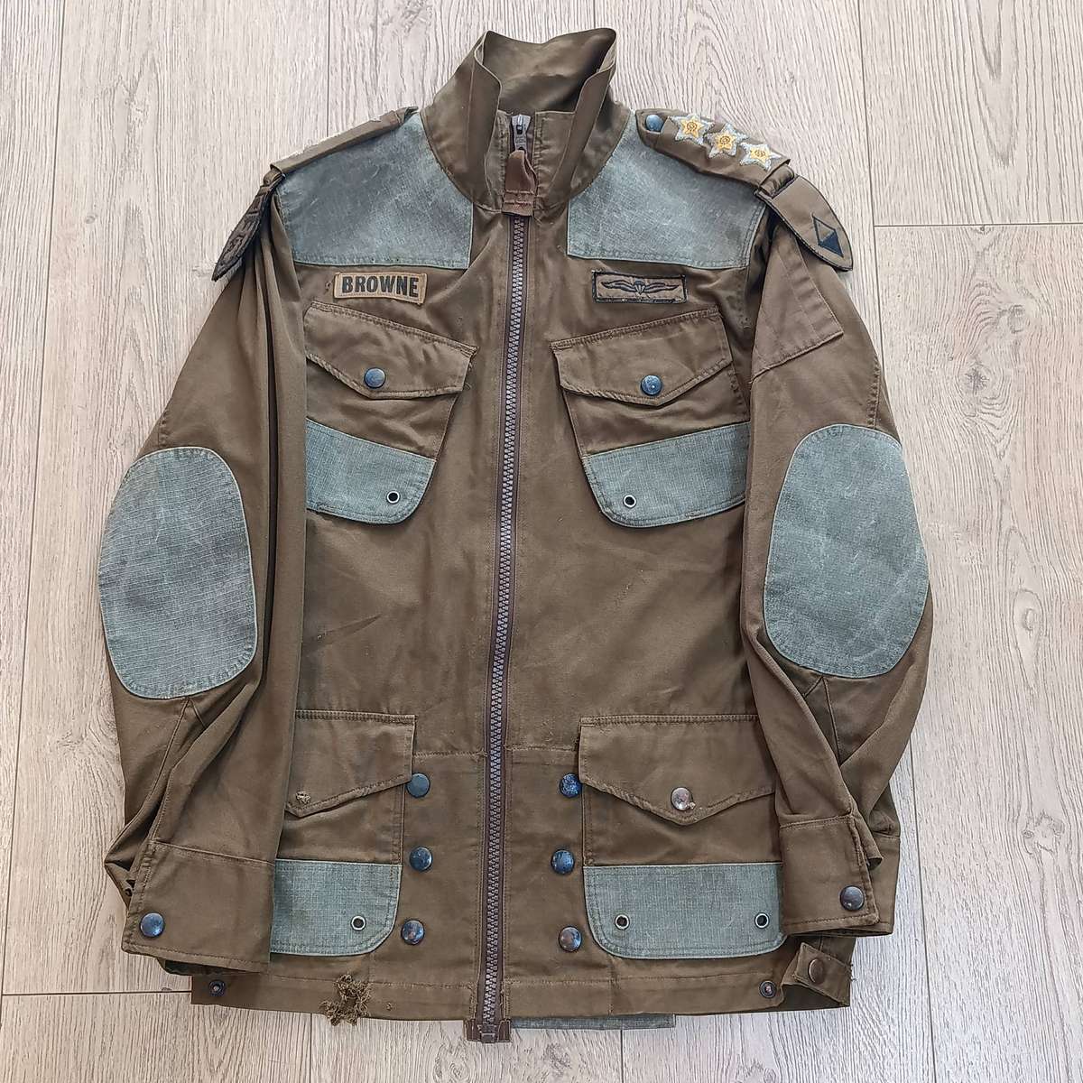 SADF Slangvel Paratrooper jump smock jacket of Captain Browne of 44 Parachute Battalion