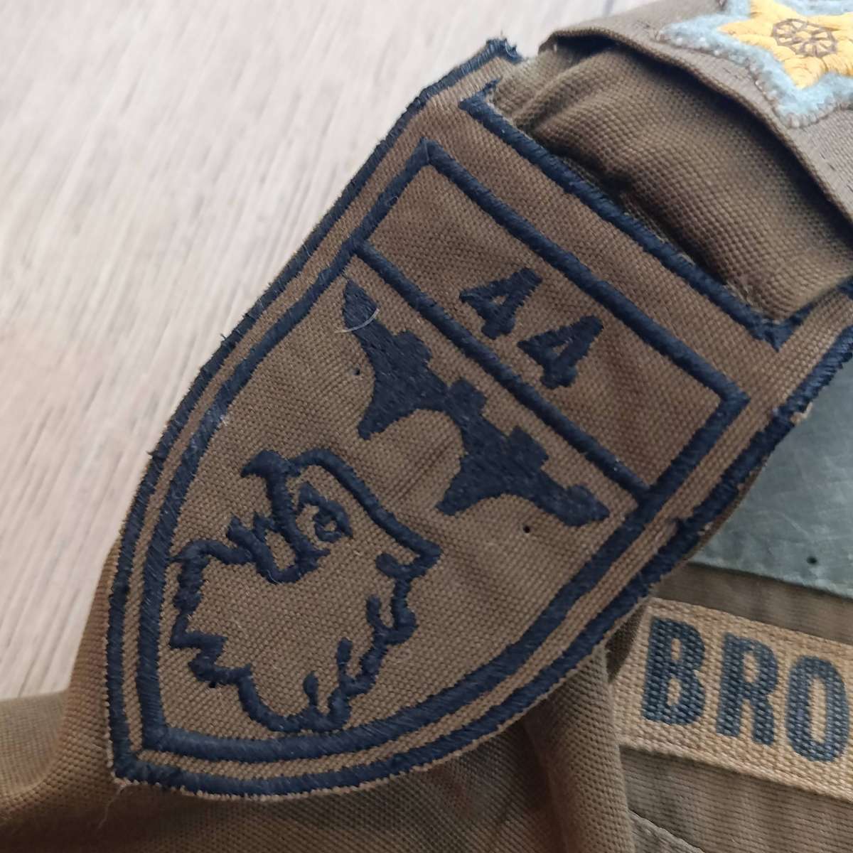 SADF Slangvel Paratrooper jump smock jacket of Captain Browne of 44 Parachute Battalion