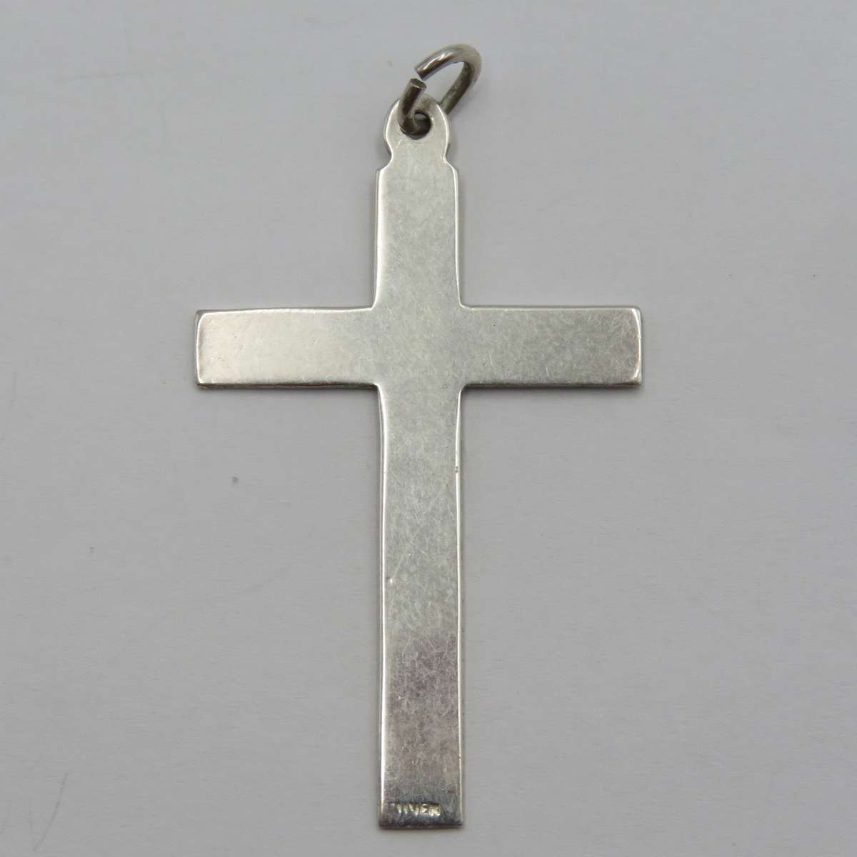 Vintage silver large cross pendant - weighs 3,2g