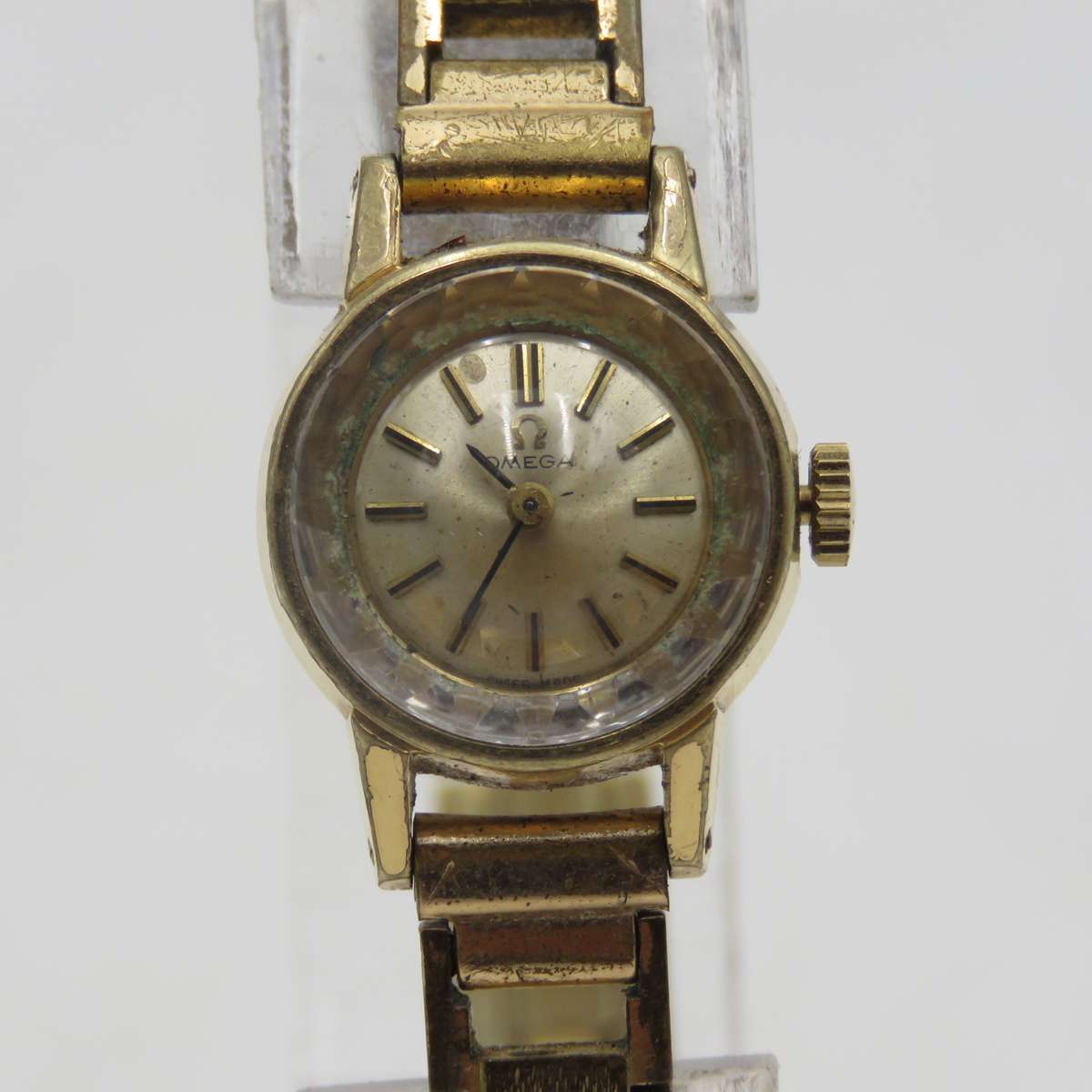 Vintage 1966 Omega manual wind ladies watch with caliber 484 movement - working - serial 23969039