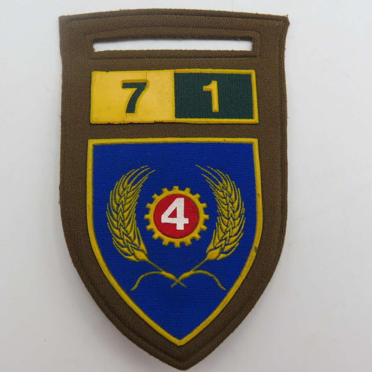 SADF 4 Maintenance unit with 71 Brigade unit tupperware flash