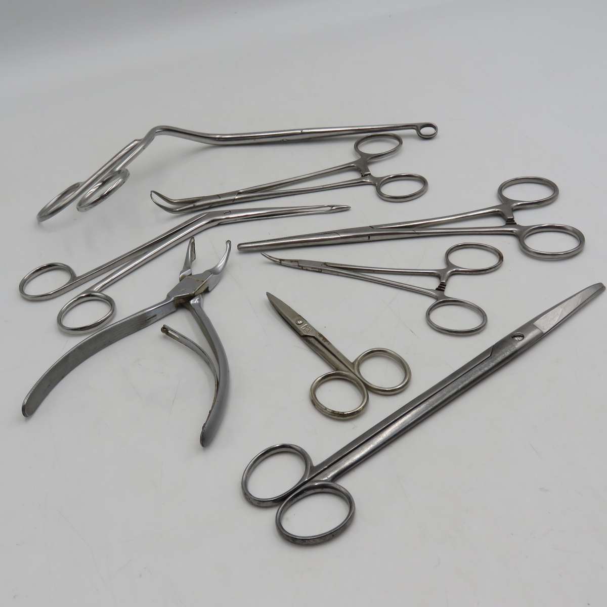 Lot of 10 Dentist and Doctors Tools - Stainless steel