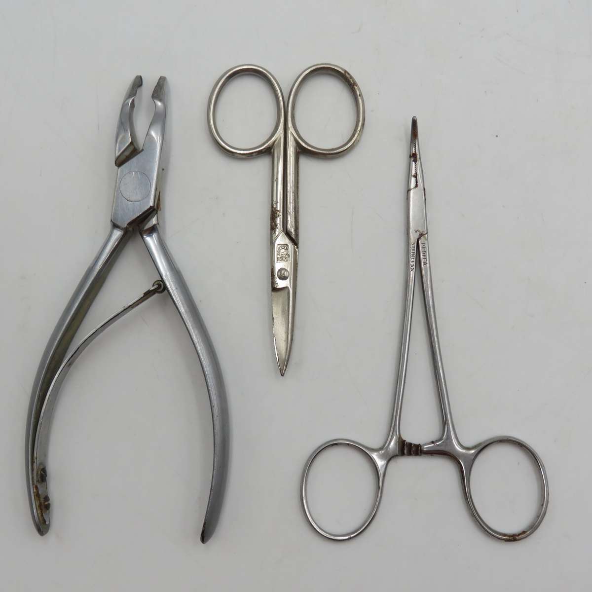 Lot of 10 Dentist and Doctors Tools - Stainless steel