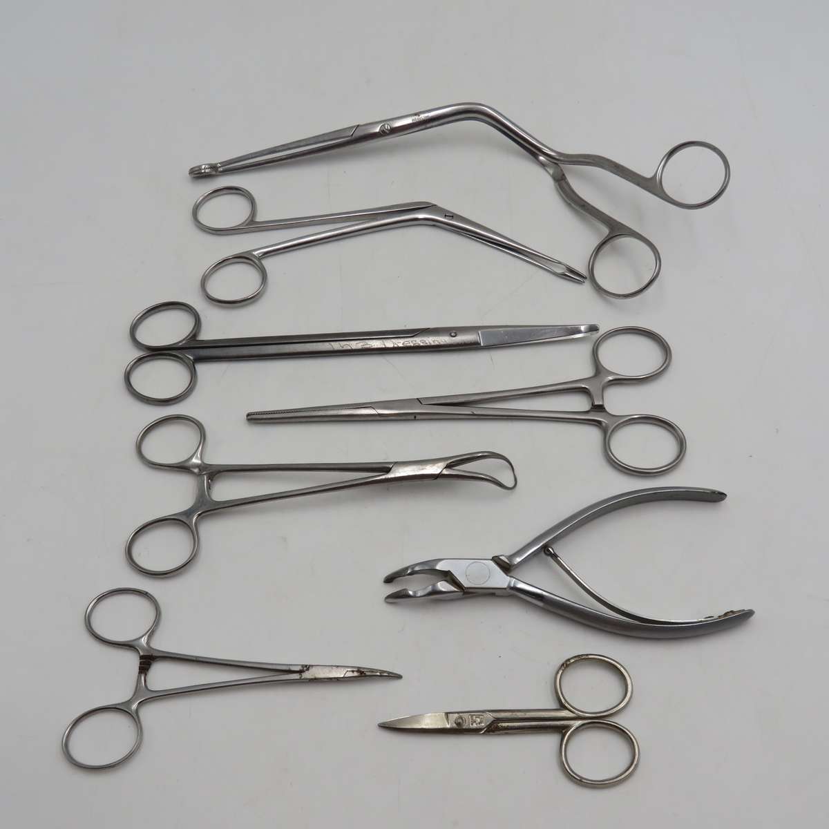 Lot of 10 Dentist and Doctors Tools - Stainless steel
