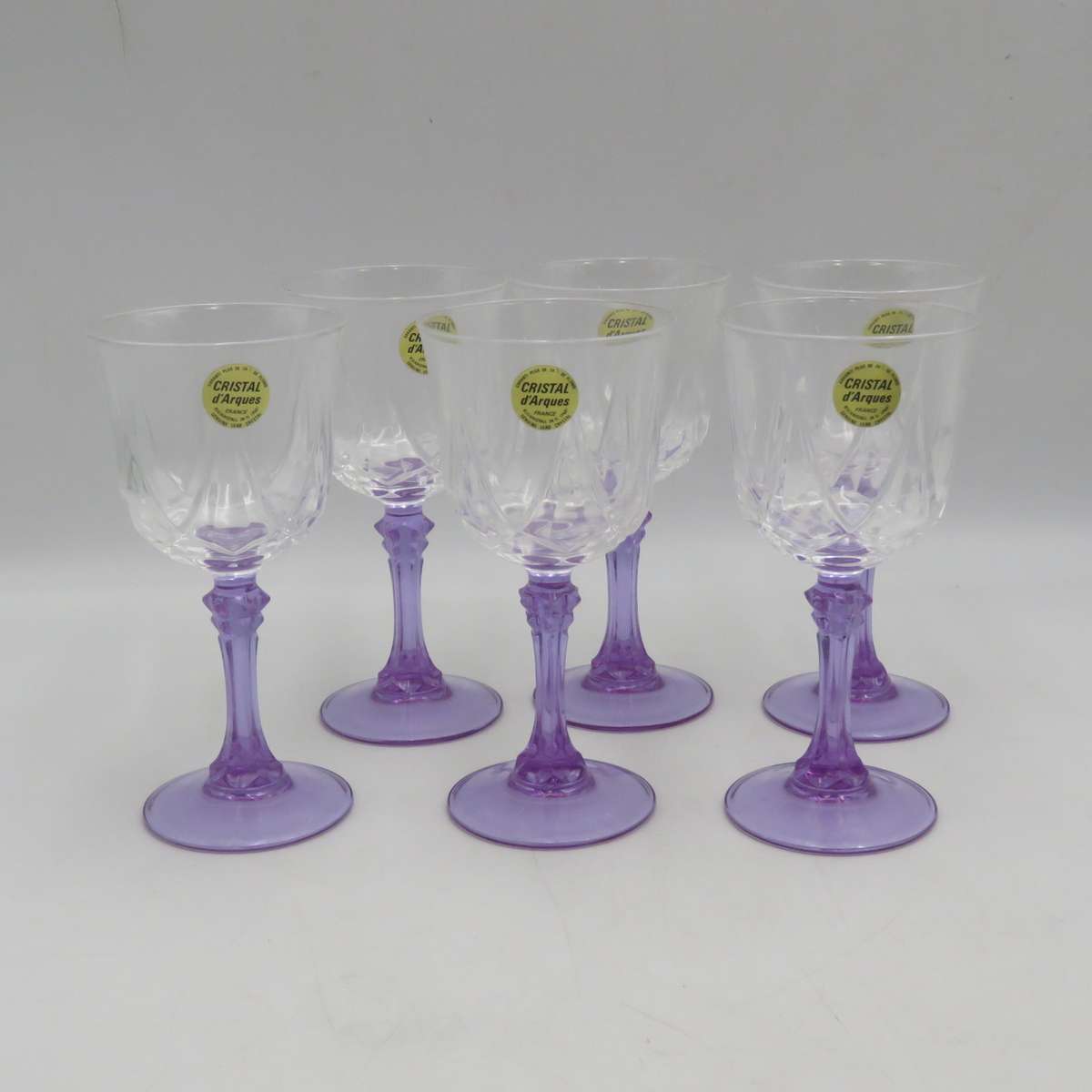 Vintage Set of 6 crystal glasses in original box
