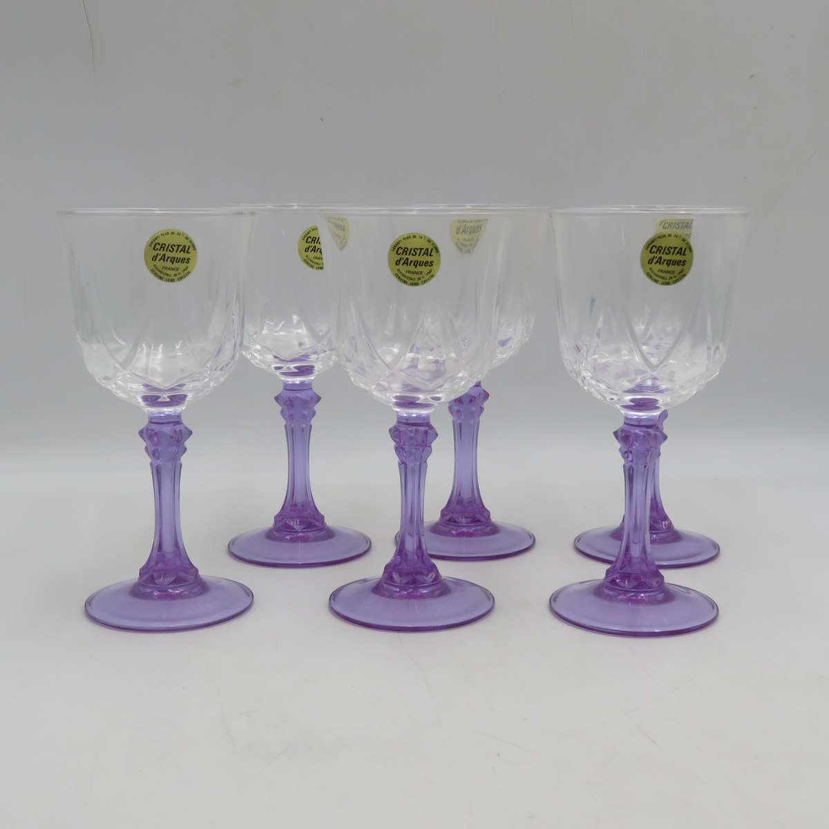 Vintage Set of 6 crystal glasses in original box