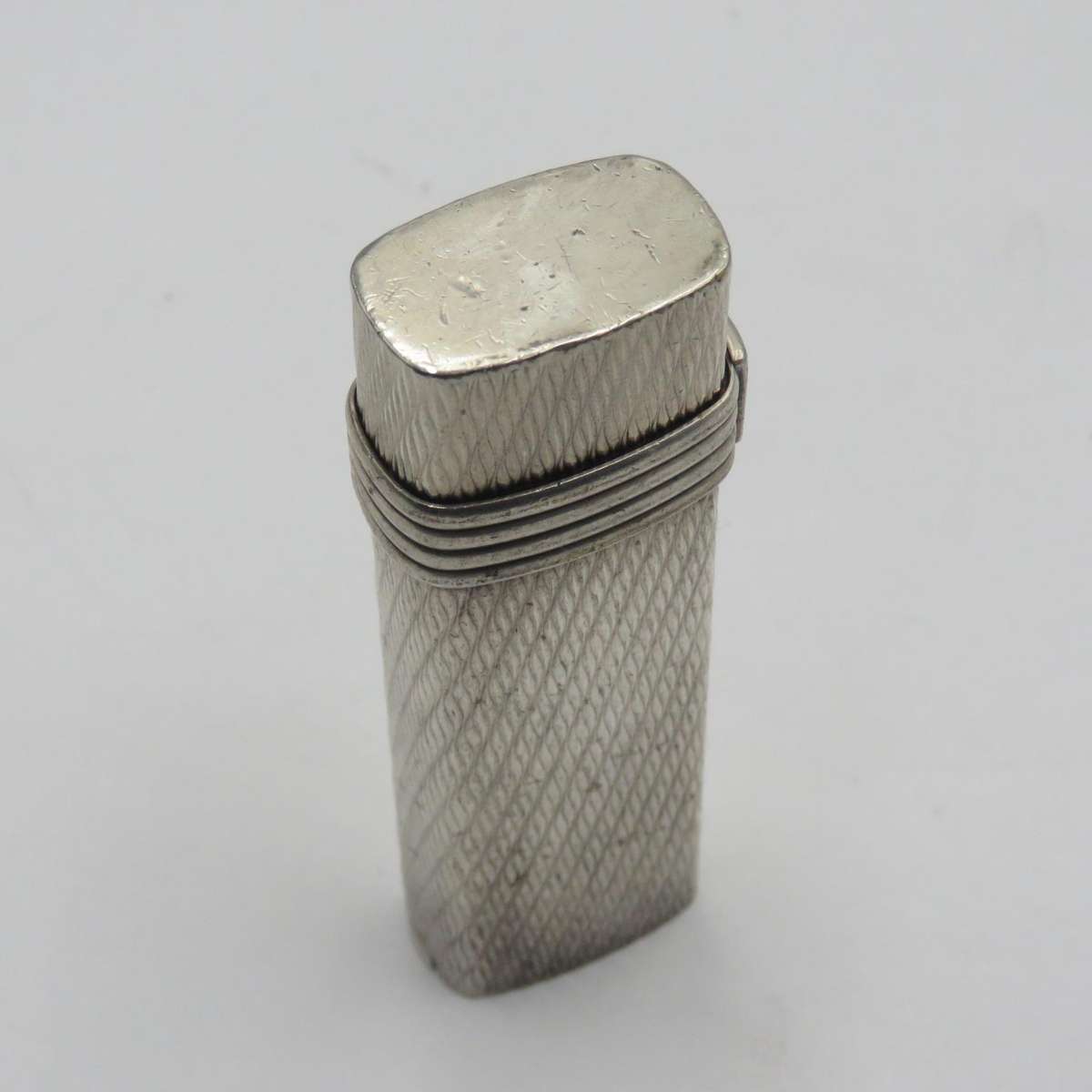 Vintage Christian Dior silverplated lighter - Working