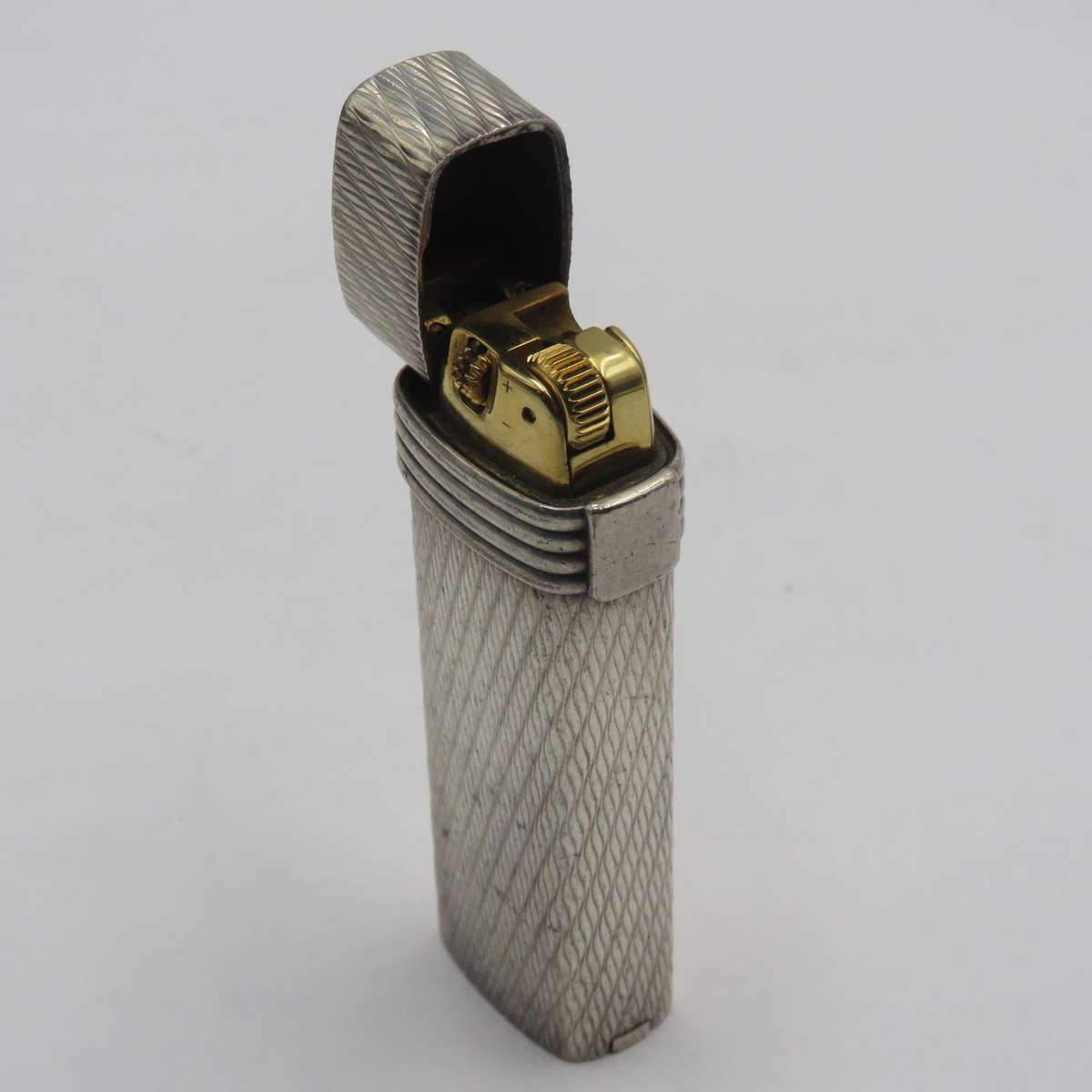 Vintage Christian Dior silverplated lighter - Working