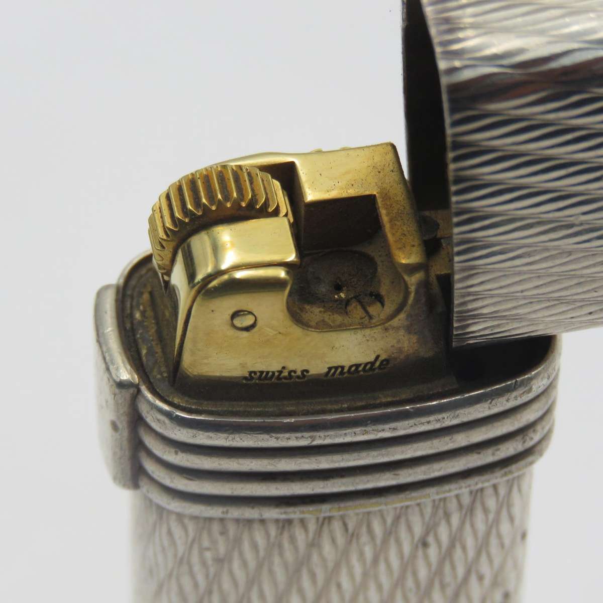 Vintage Christian Dior silverplated lighter - Working