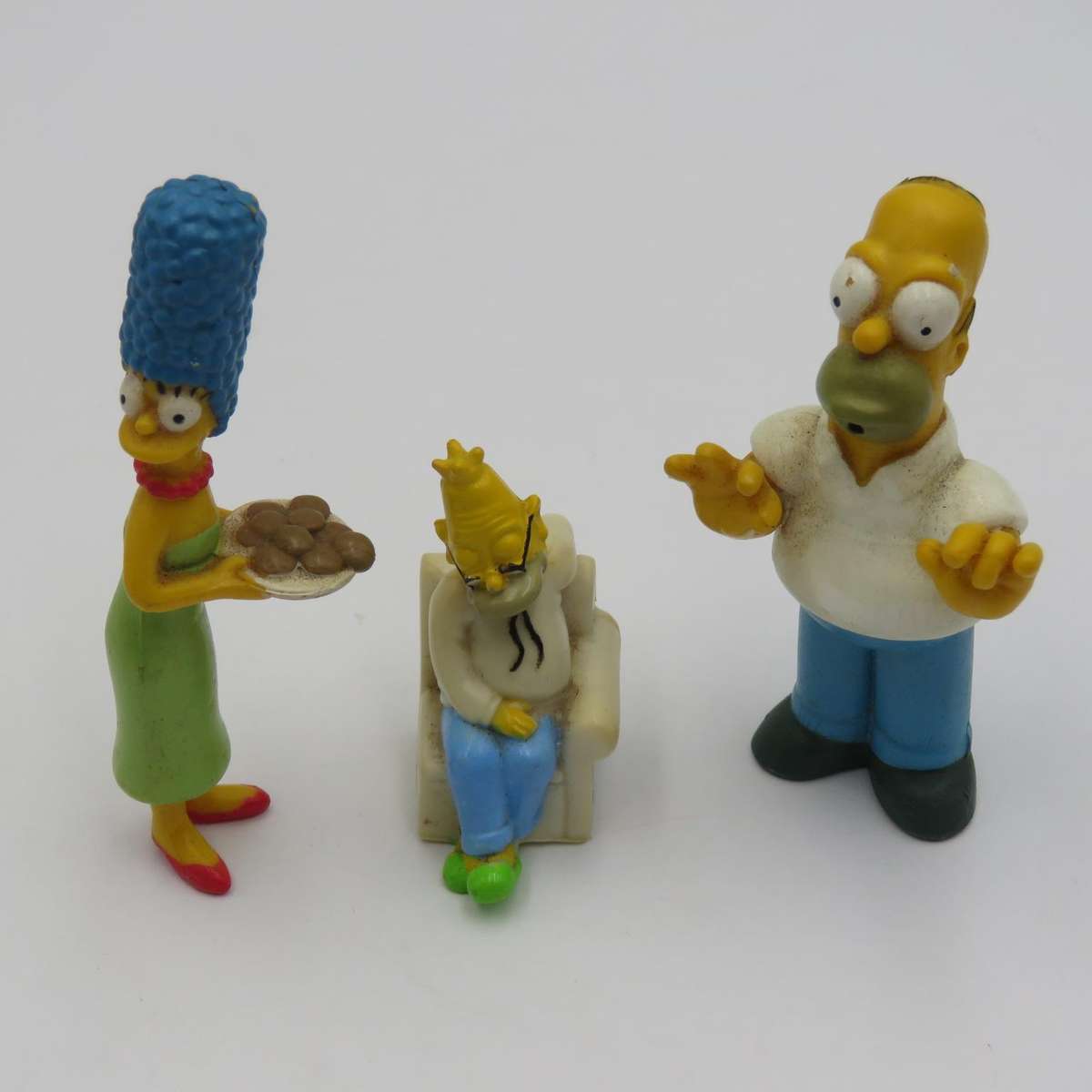 Set of 7 Fox 1997 The Simpsons family figurines