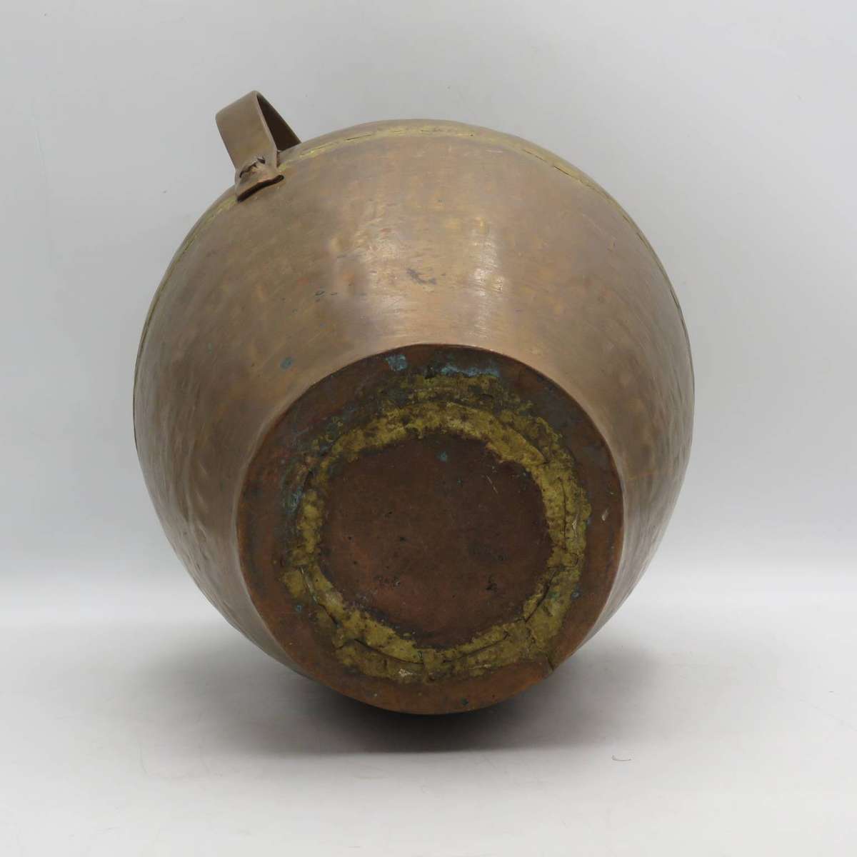 Antique French hammered copper water urn