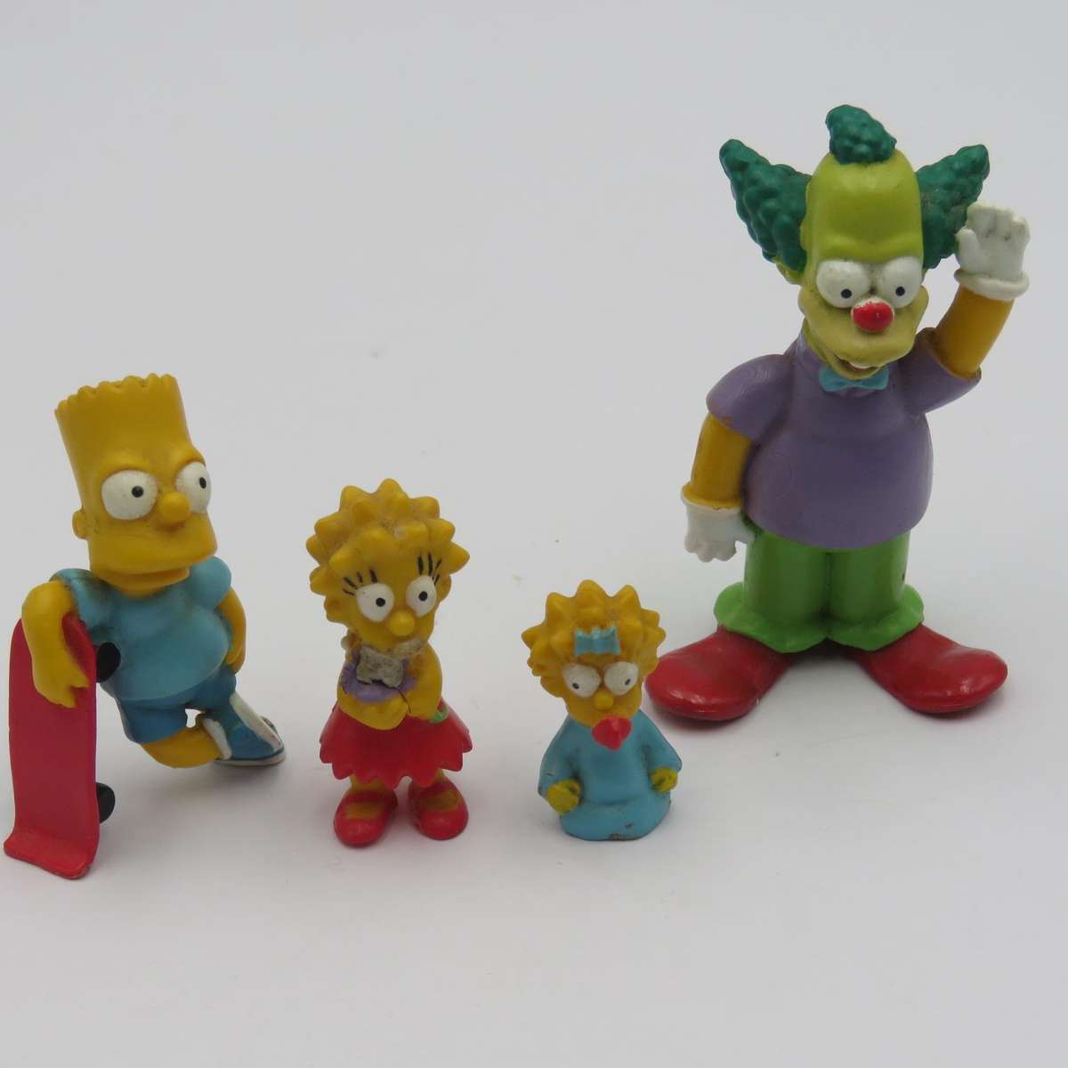 Set of 7 Fox 1997 The Simpsons family figurines
