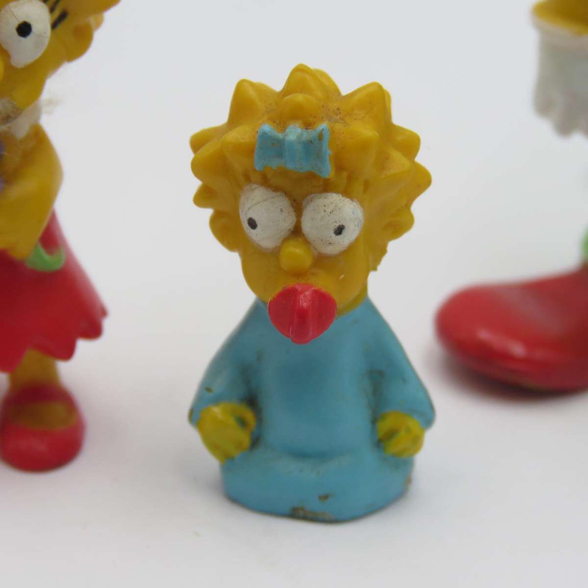 Set of 7 Fox 1997 The Simpsons family figurines