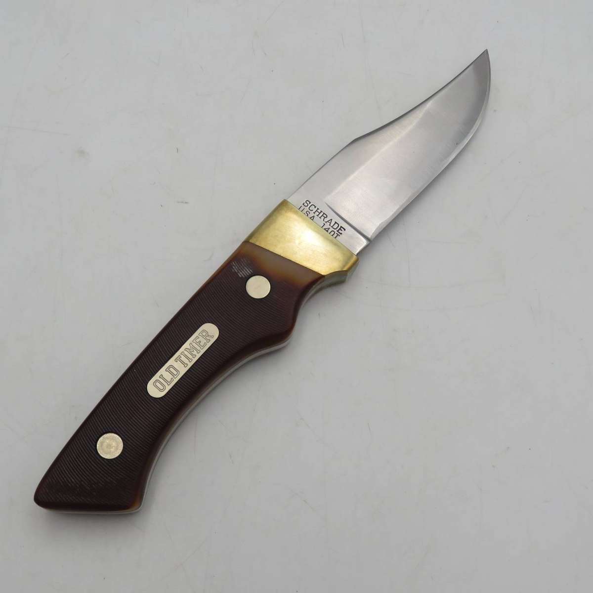 Schrade OLD Timer 140T fixed blade dagger in box with sheath