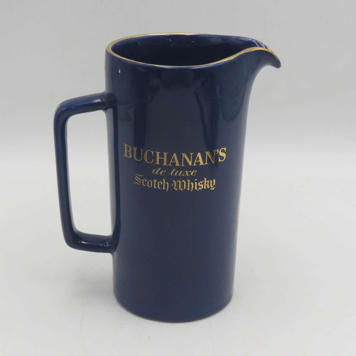 Vintage Buchanan's de luxe Scotch Whisky porcelain pitcher