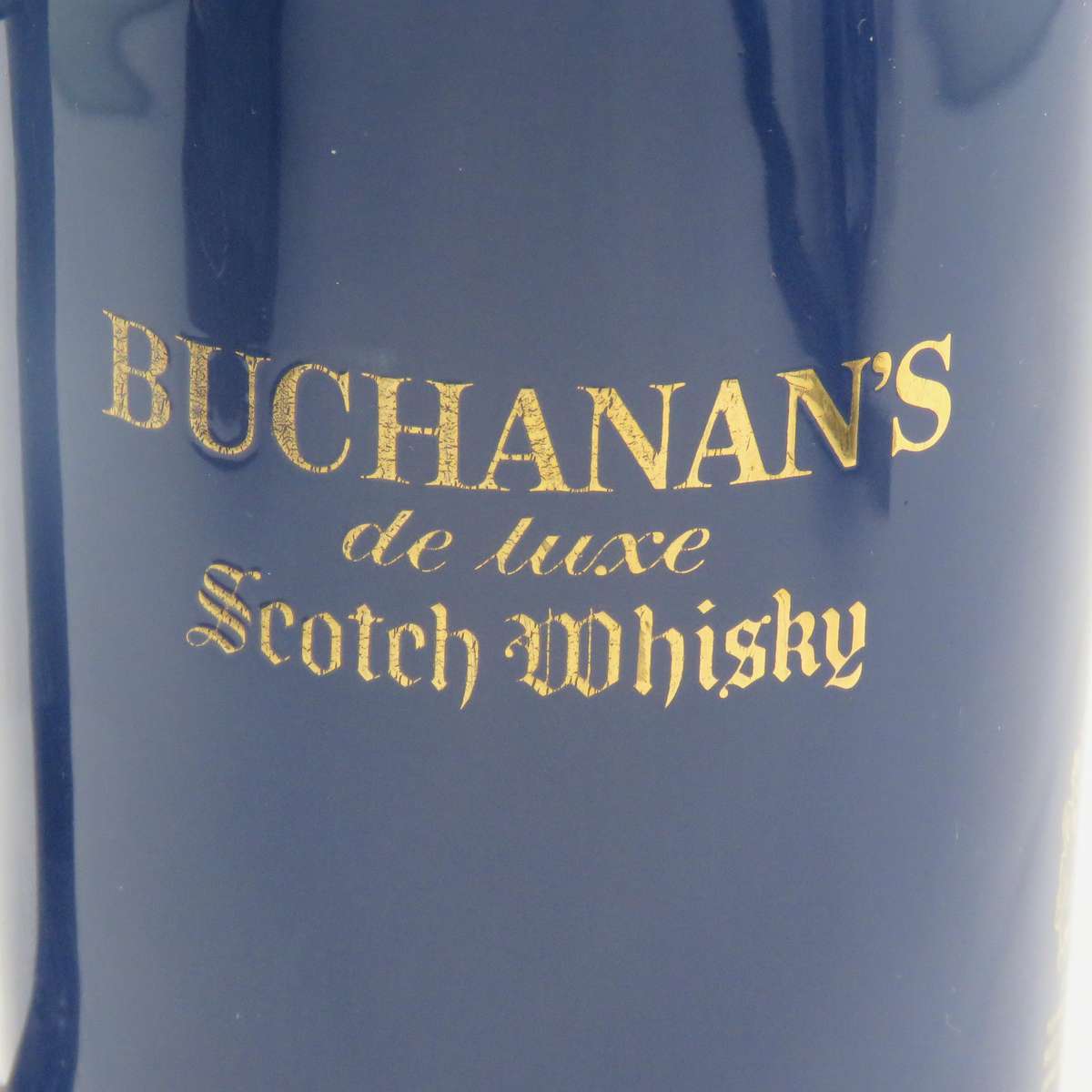 Vintage Buchanan's de luxe Scotch Whisky porcelain pitcher