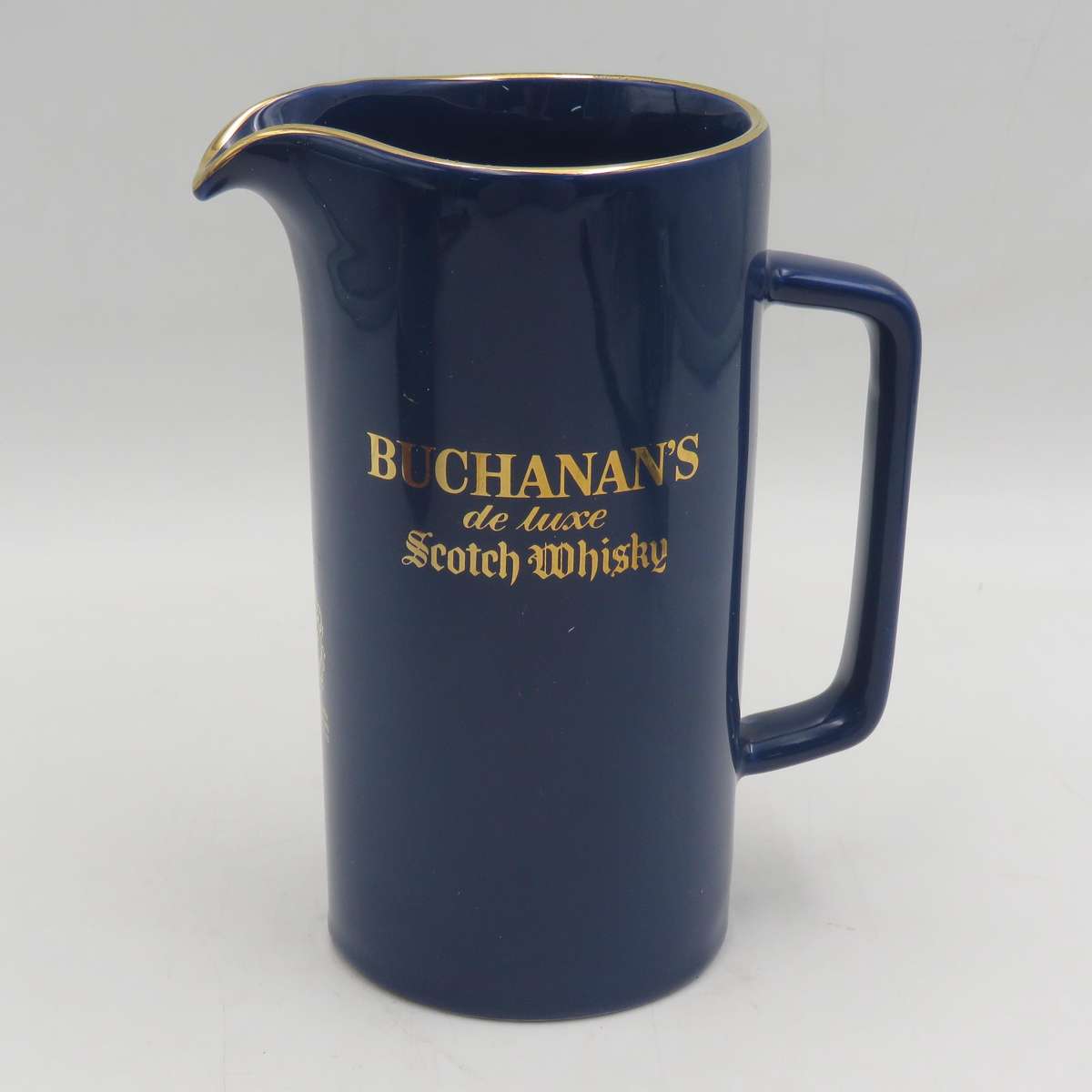 Vintage Buchanan's de luxe Scotch Whisky porcelain pitcher