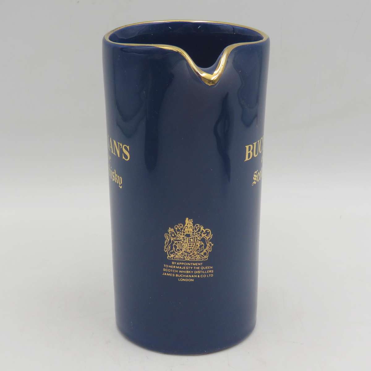 Vintage Buchanan's de luxe Scotch Whisky porcelain pitcher