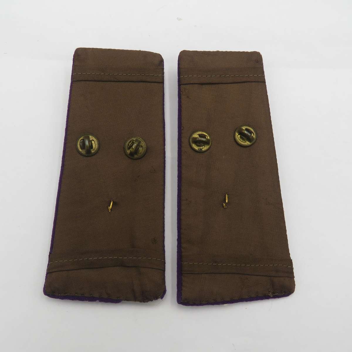 Pair of SADF commandant Chaplain rank epaulettes - minor cloth damage
