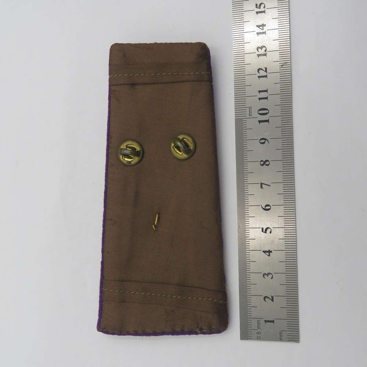 Pair of SADF commandant Chaplain rank epaulettes - minor cloth damage