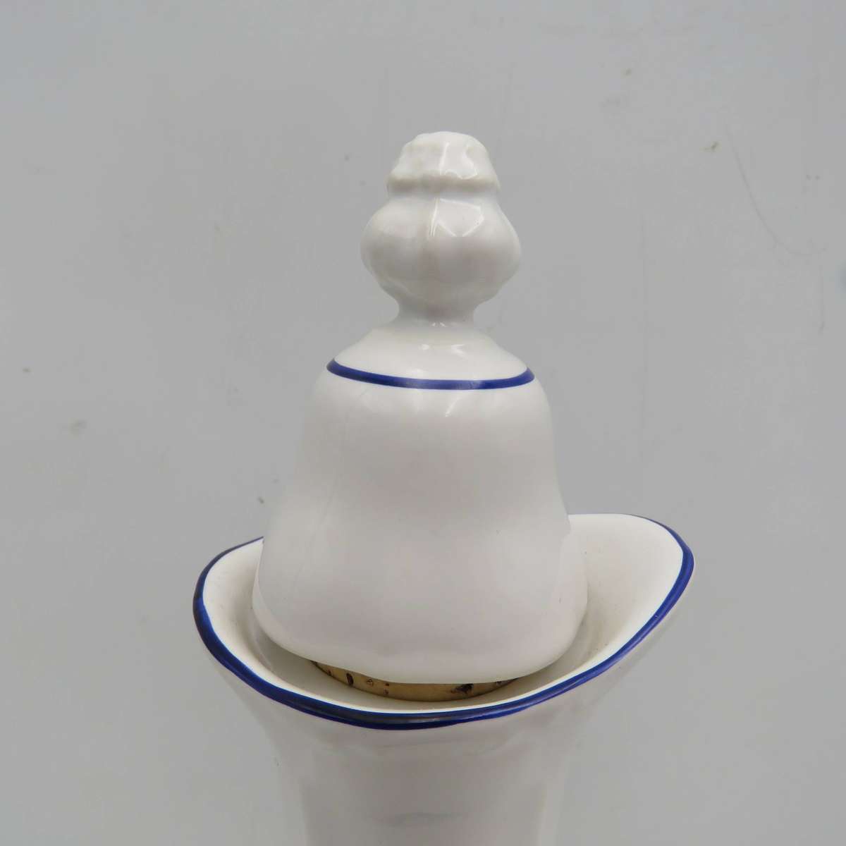 Vintage Paarl Rock Brandy porcelain decanter with lid