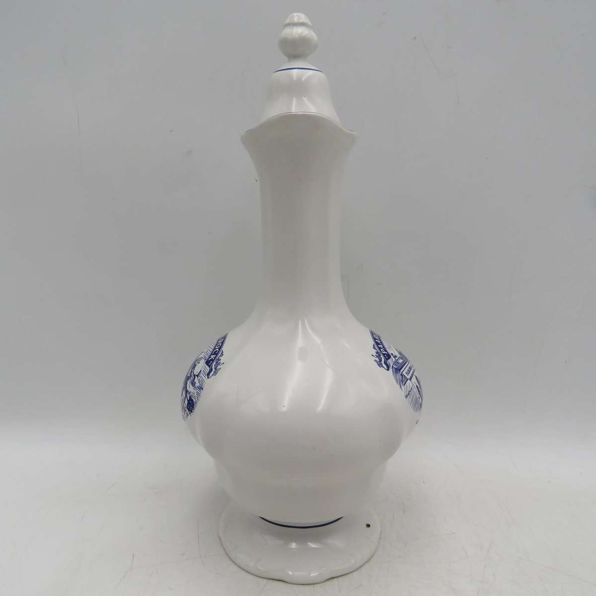 Vintage Paarl Rock Brandy porcelain decanter with lid